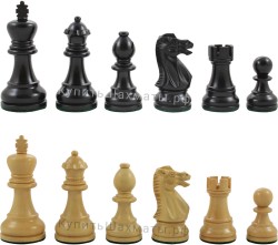 Фигуры деревянные шахматные "Laughing Luxe" с утяжелителем